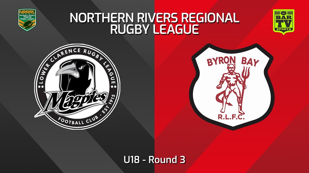240420-video-Northern Rivers Round 3 - U18 - Lower Clarence Magpies v Byron Bay Red Devils Slate Image