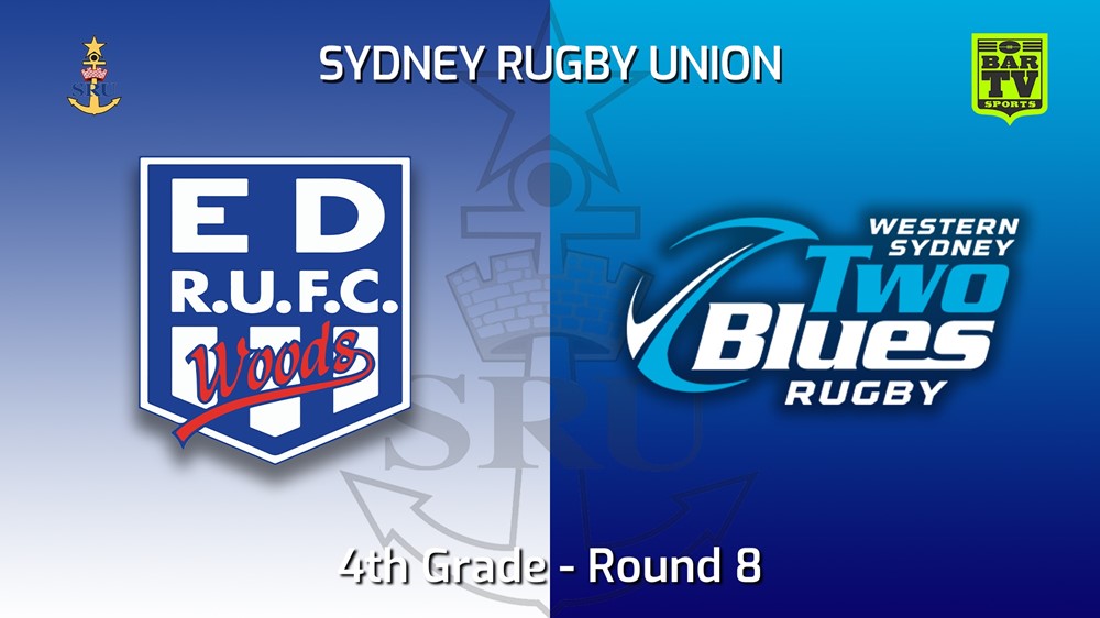 MINI GAME: Sydney Rugby Union Round 8 - 4th Grade - Eastwood v Two Blues Slate Image