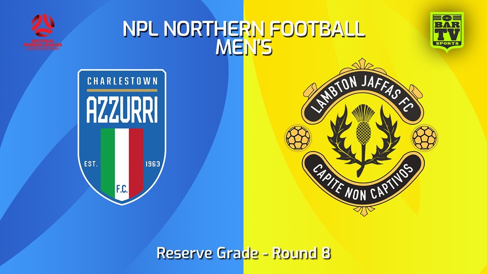 240421-video-NNSW NPLM Res Round 8 - Charlestown Azzurri FC Res v Lambton Jaffas FC Res Slate Image