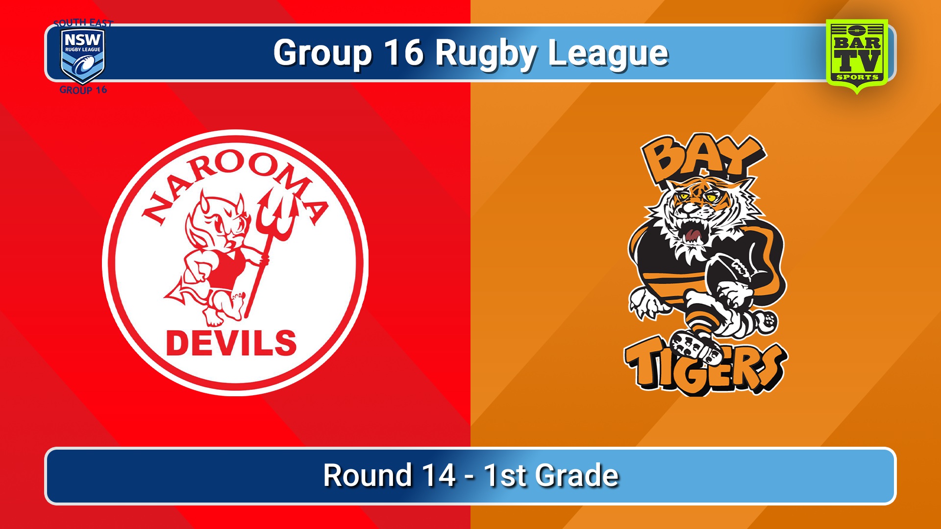 260809-video-Group 16 Rugby League  Round 14 - 1st Grade - Narooma Devils v Bateman's Bay Tigers Slate Image