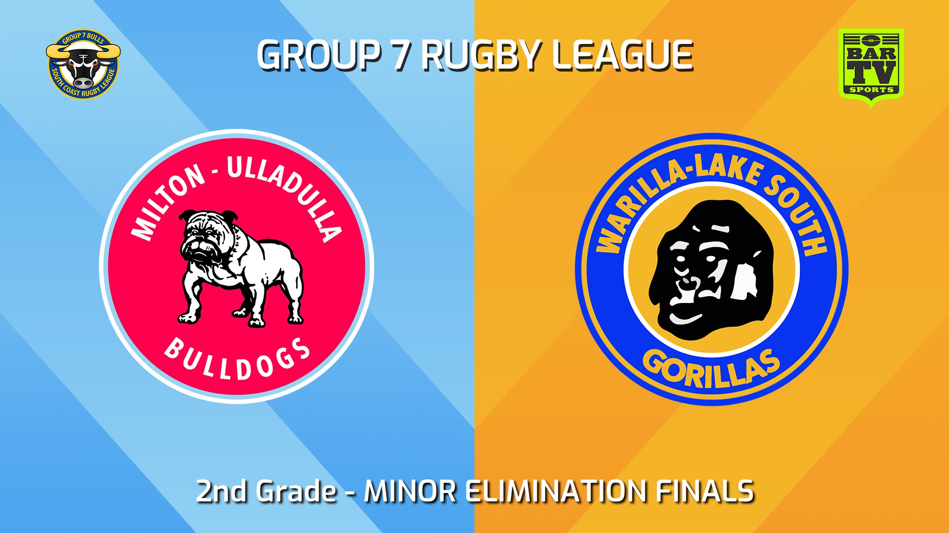 240831-video-South Coast MINOR ELIMINATION FINALS  - 2nd Grade - Milton-Ulladulla Bulldogs v Warilla-Lake South Gorillas Slate Image