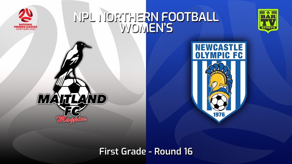 220724-NNSW NPLW Round 16 - Maitland FC W v Newcastle Olympic FC W Slate Image