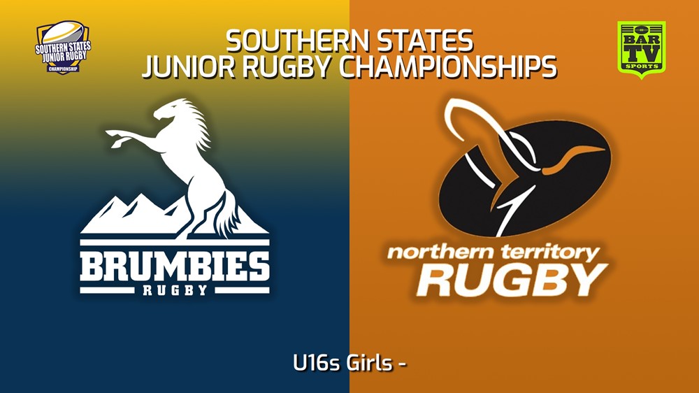 230714-Southern States Junior Rugby Championships U16s Girls - Brumbies Country v Northern Territory Rugby Minigame Slate Image