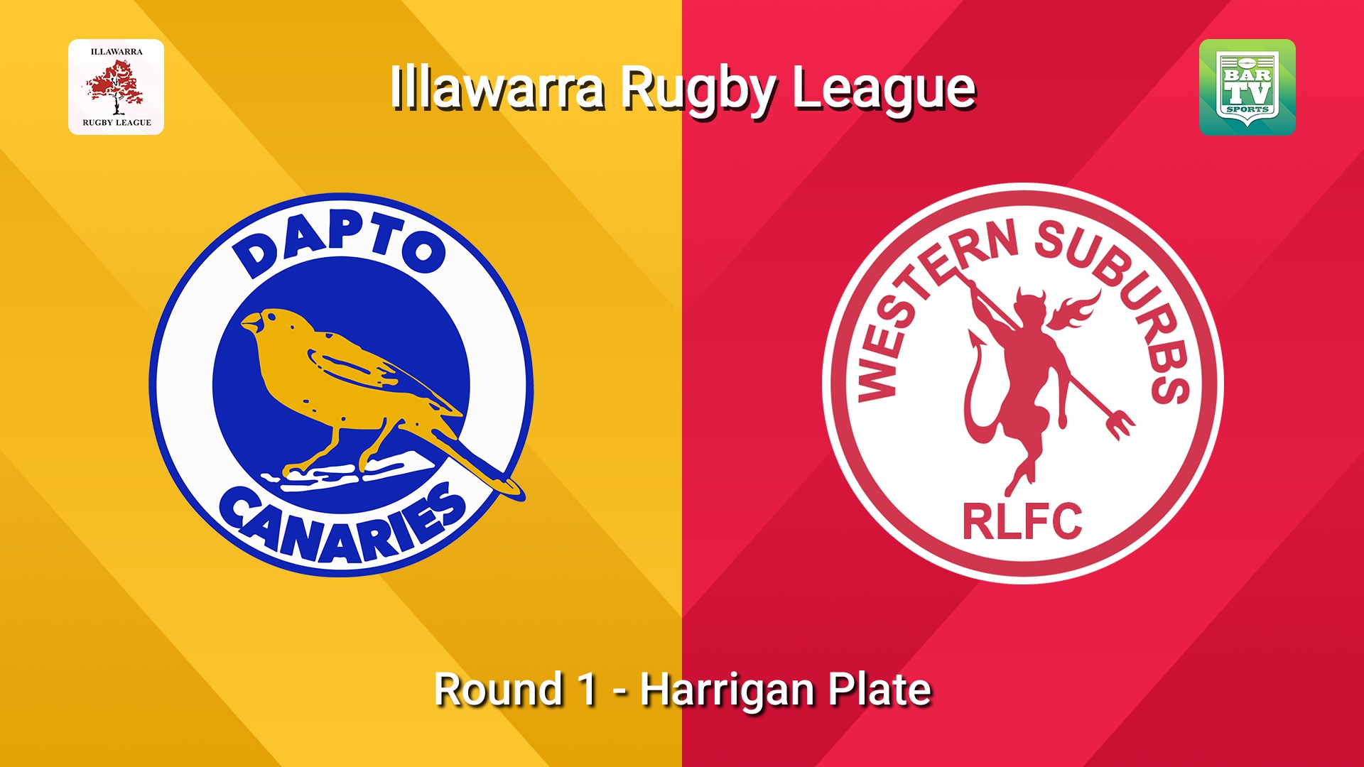 260502-video-Illawarra Round 1 - Harrigan Plate - Dapto Canaries v Western Suburbs Devils Slate Image