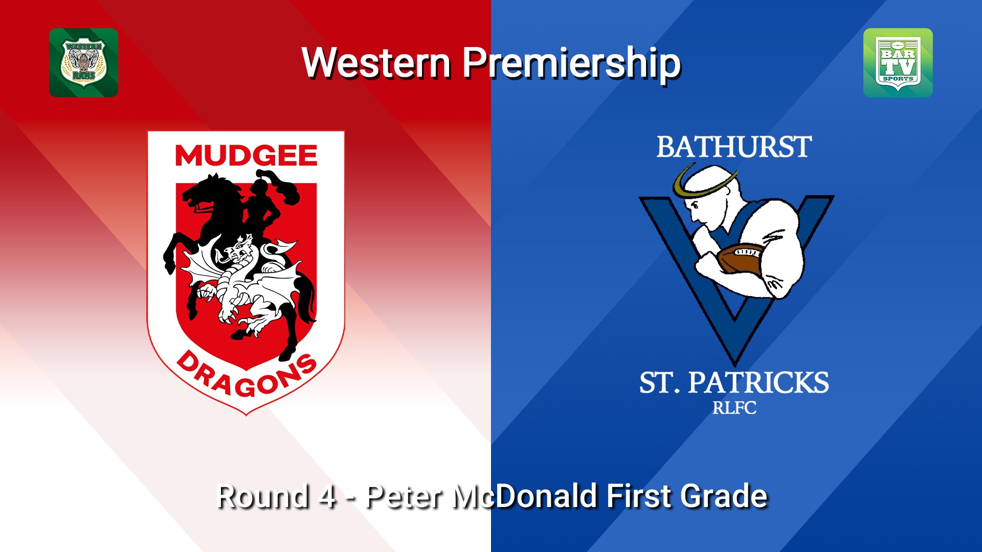 260510-video-Western Premiership Round 4 - Peter McDonald First Grade - Mudgee Dragons v Bathurst St. Pats Slate Image