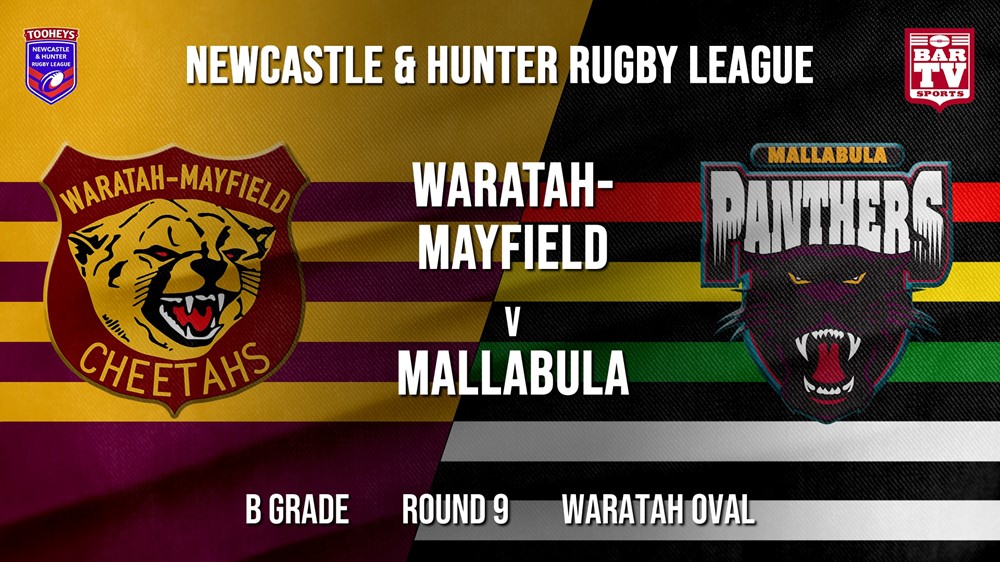 NHRL Round 9 - B Grade - Waratah-Mayfield v Mallabula Panthers Minigame Slate Image