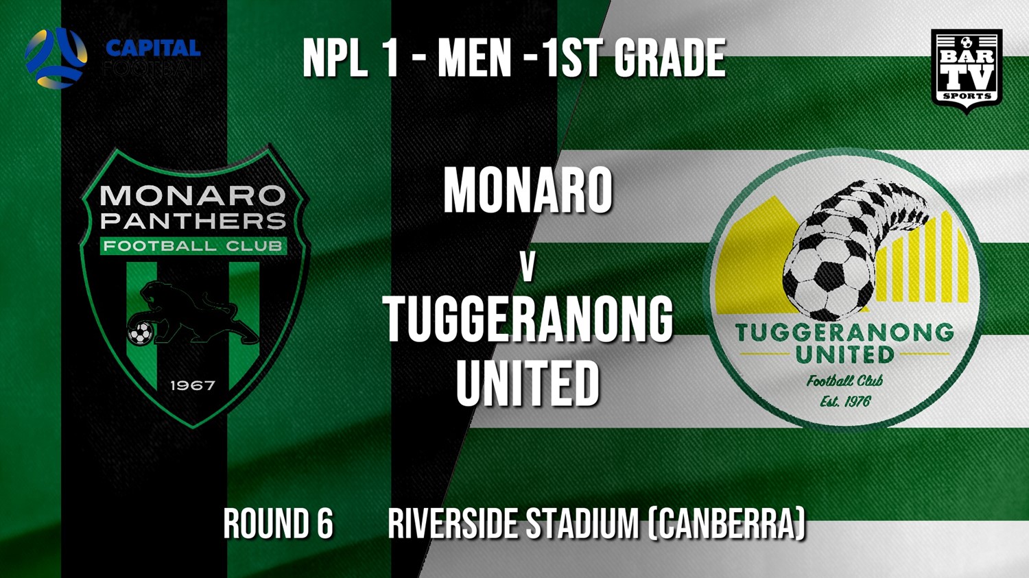 NPL - CAPITAL Round 6 - Monaro Panthers FC v Tuggeranong United FC Minigame Slate Image
