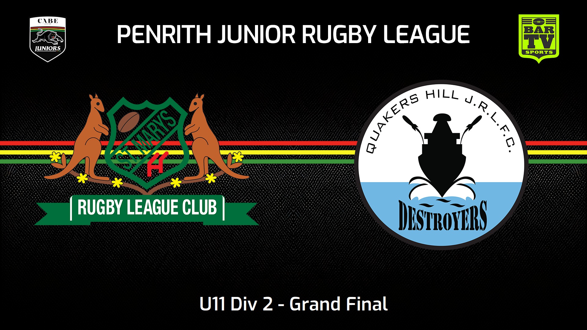 VIDEO Penrith & District Junior Rugby League Grand Final U11 Div 2 St Marys v Quakers Hill