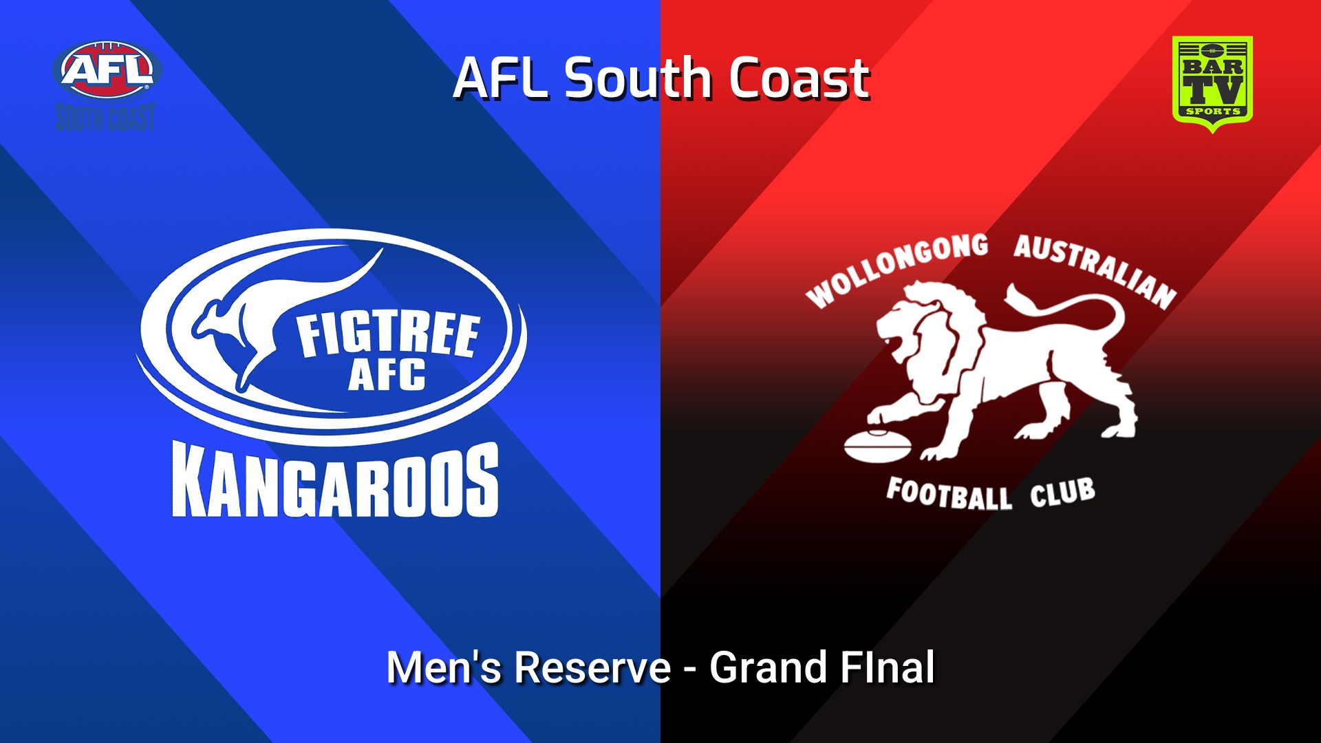 260912-video-AFL South Coast Seniors Grand FInal - Men's Reserve - Figtree Kangaroos v Wollongong Lions Slate Image