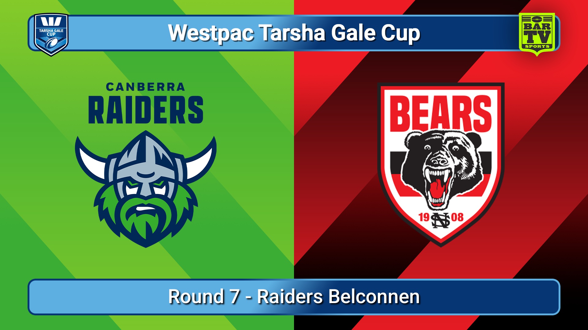 250322-video-Westpac Tarsha Gale Cup Round 7 - Canberra Raiders v North Sydney Bears Slate Image
