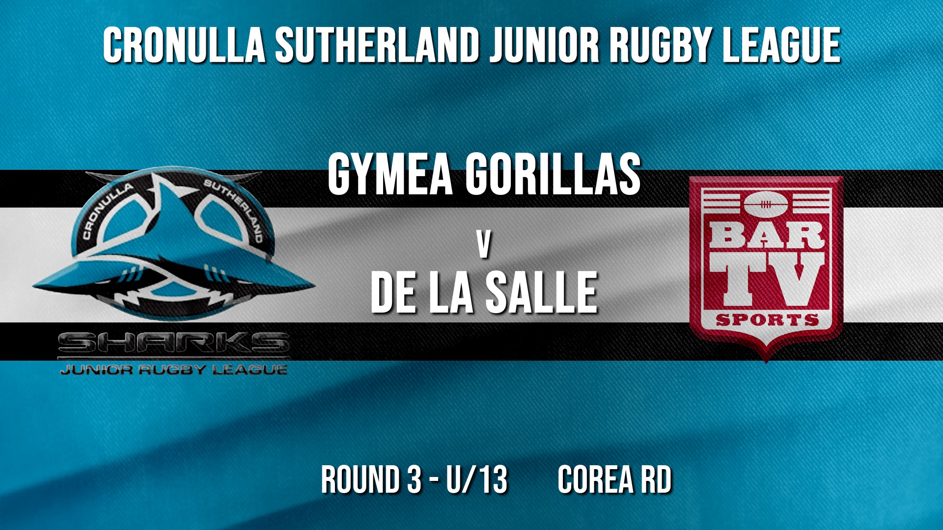 Cronulla JRL Round 3 - U/13 - Gymea Gorillas v De La Salle Slate Image