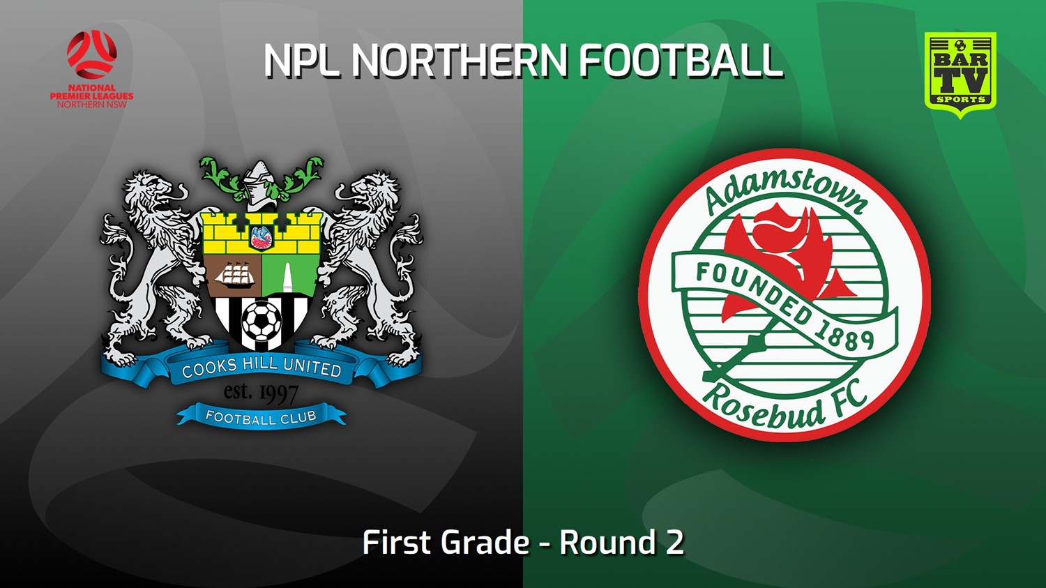 230311-NNSW NPLM Round 2 - Cooks Hill United FC v Adamstown Rosebud FC Minigame Slate Image