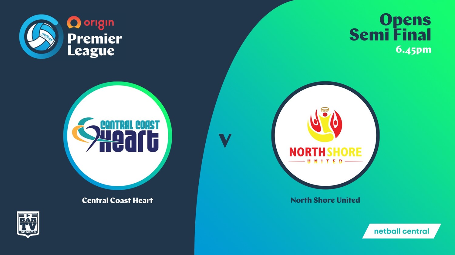 MINI GAME: NSW Prem League Semi Final - Opens - Central Coast Heart v North Shore United Slate Image