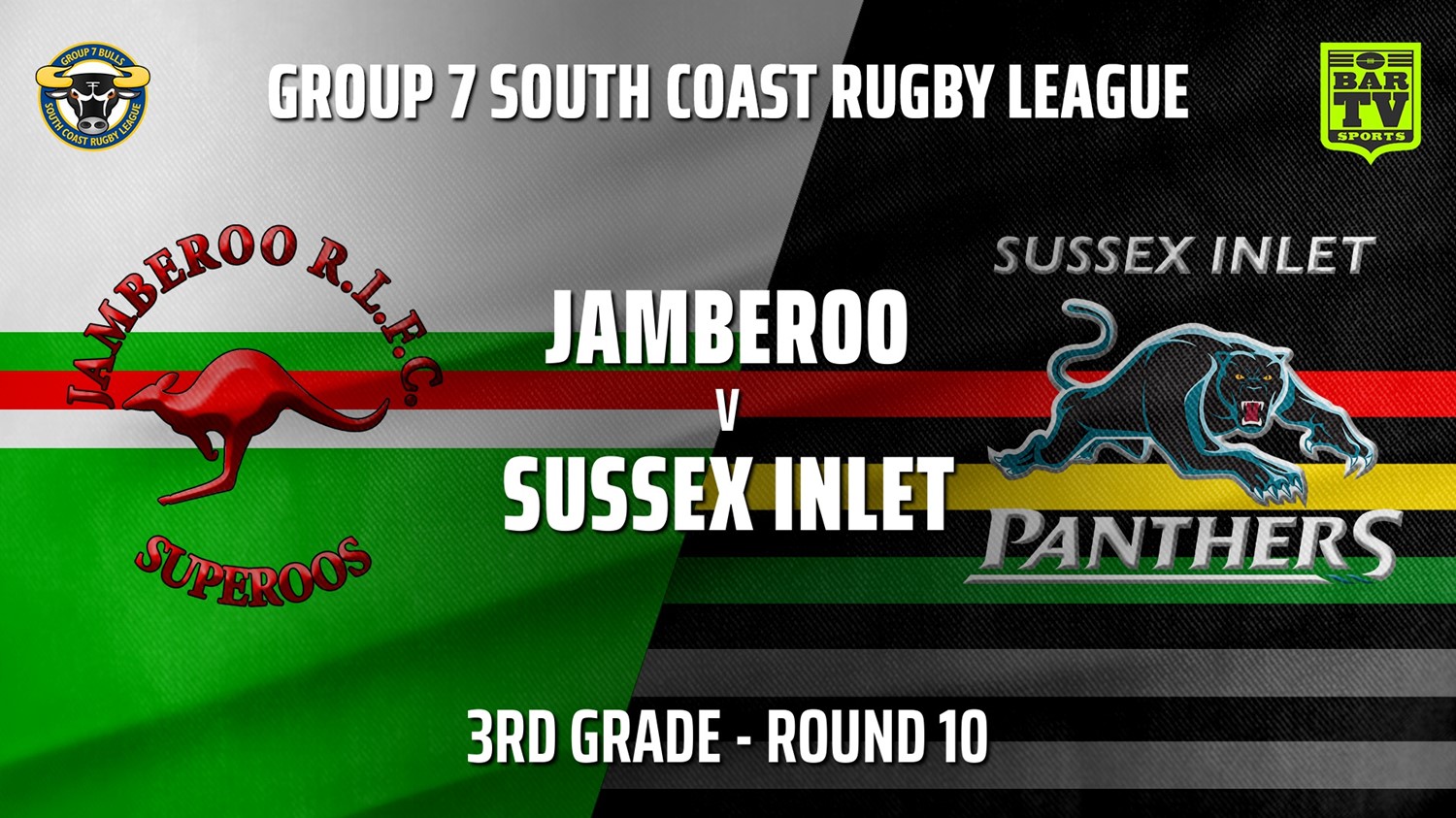 210619-South Coast Round 10 - 3rd Grade - Jamberoo v Sussex Inlet Panthers Slate Image