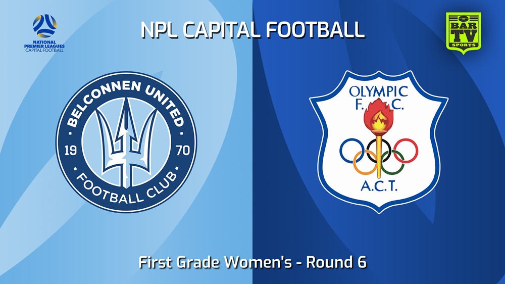 Capital Womens Round 6 - Belconnen United W v Canberra Olympic FC W