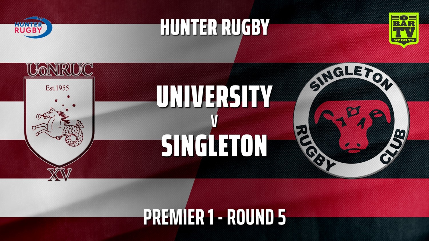 210515-HRU Round 5 - Premier 1 - University Of Newcastle v Singleton Bulls Slate Image