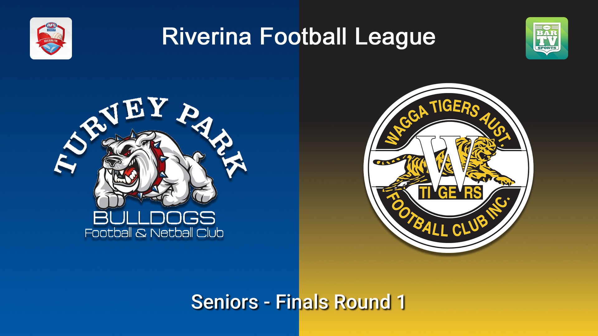 260823-video-Riverina Football League Finals Round 1 - Reserves - Turvey Park Bulldogs v Wagga Tigers Slate Image