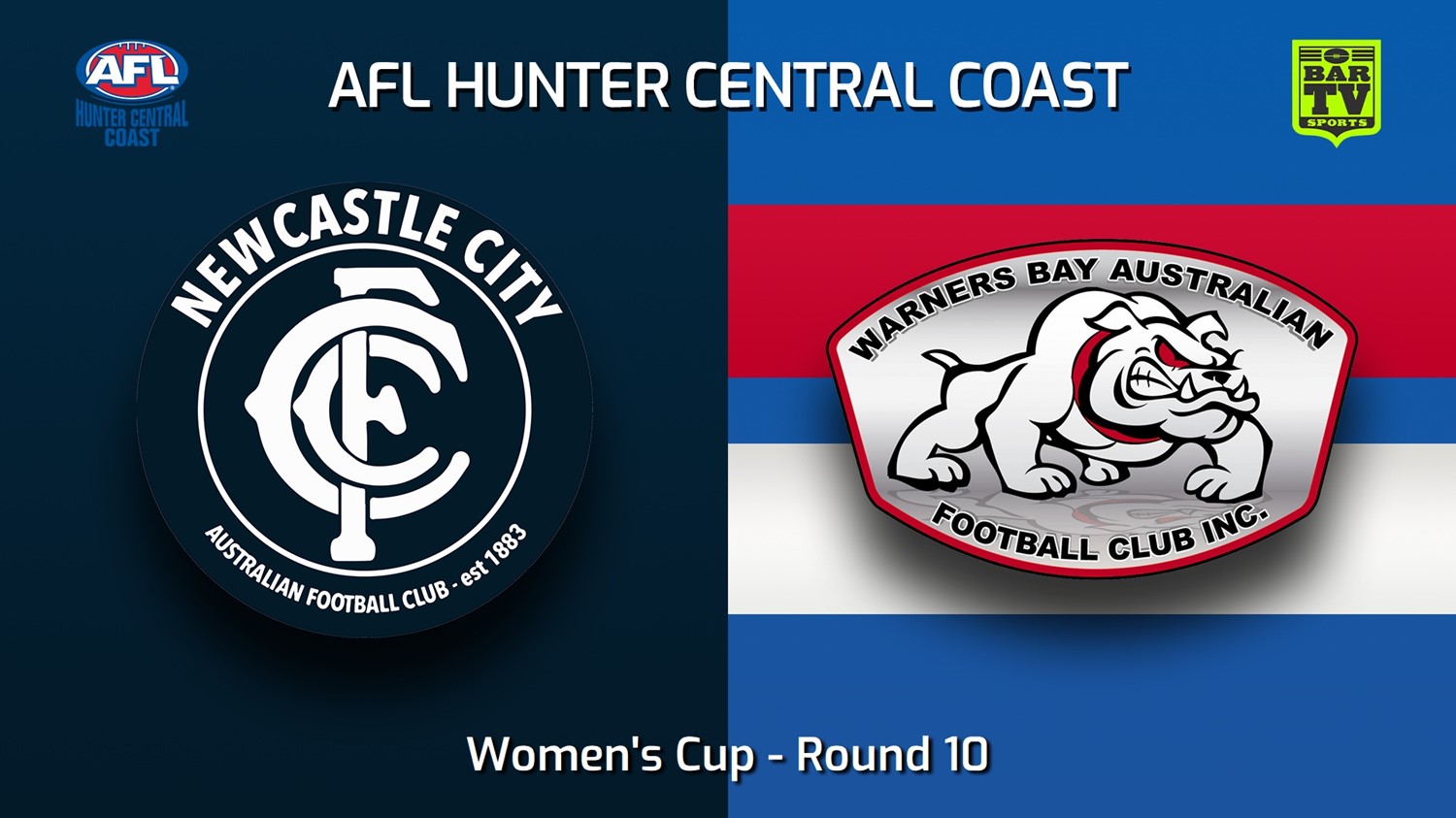 250628-video-AFL Hunter Central Coast Round 10 - Women's Cup - Newcastle City v Warners Bay Bulldogs Slate Image