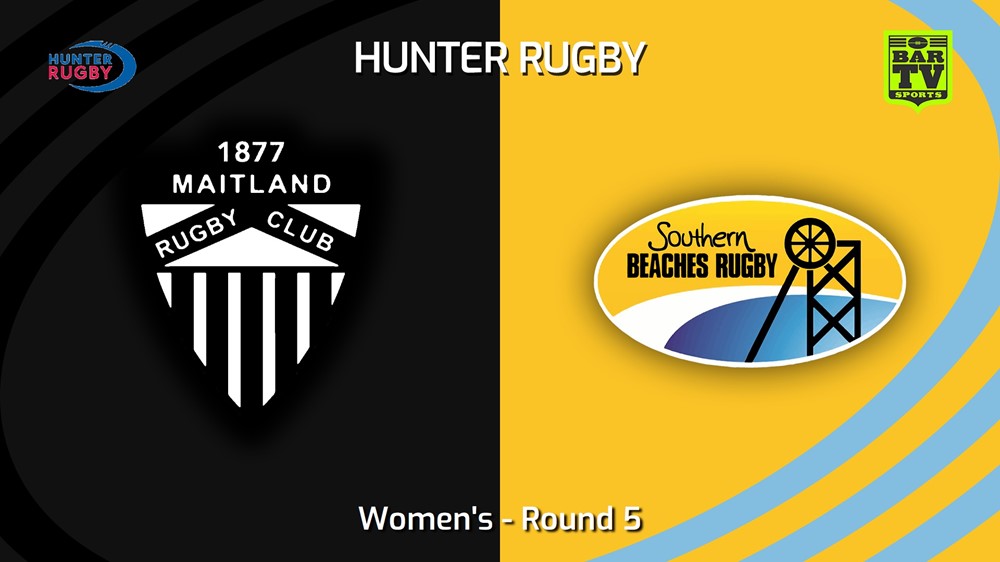 230513-Hunter Rugby Round 5 - Women's - Maitland v Southern Beaches Slate Image