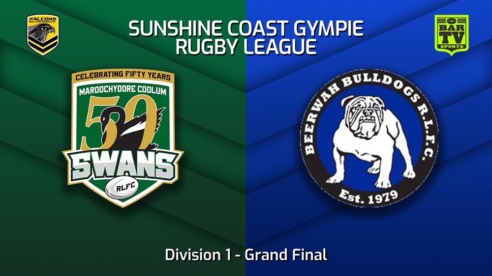 220910-Sunshine Coast RL Grand Final - Division 1 - Maroochydore Swans v Beerwah Bulldogs Slate Image