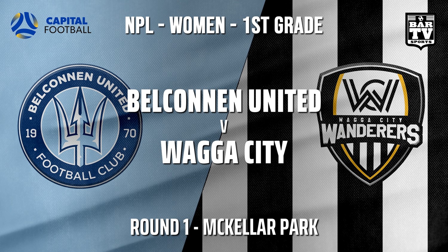 NPLW - Capital Round 1 - Belconnen United (women) v Wagga City Wanderers FC (women) Slate Image