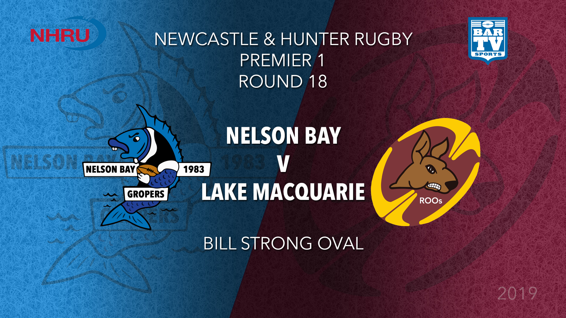 VIDEO NHRU Round 18 Premier 1 Nelson Bay Gropers v Lake Macquarie