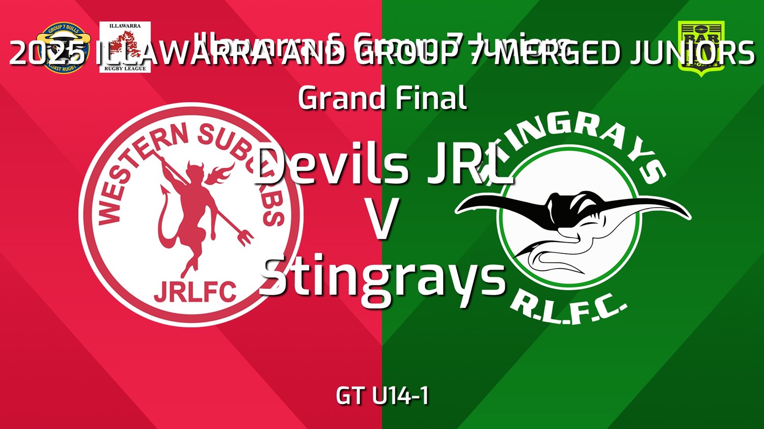 250822-video-Illawarra and Group 7 Merged Juniors Grand Final - GT U14-1 - Devils v Stingrays of Shellharbour Slate Image