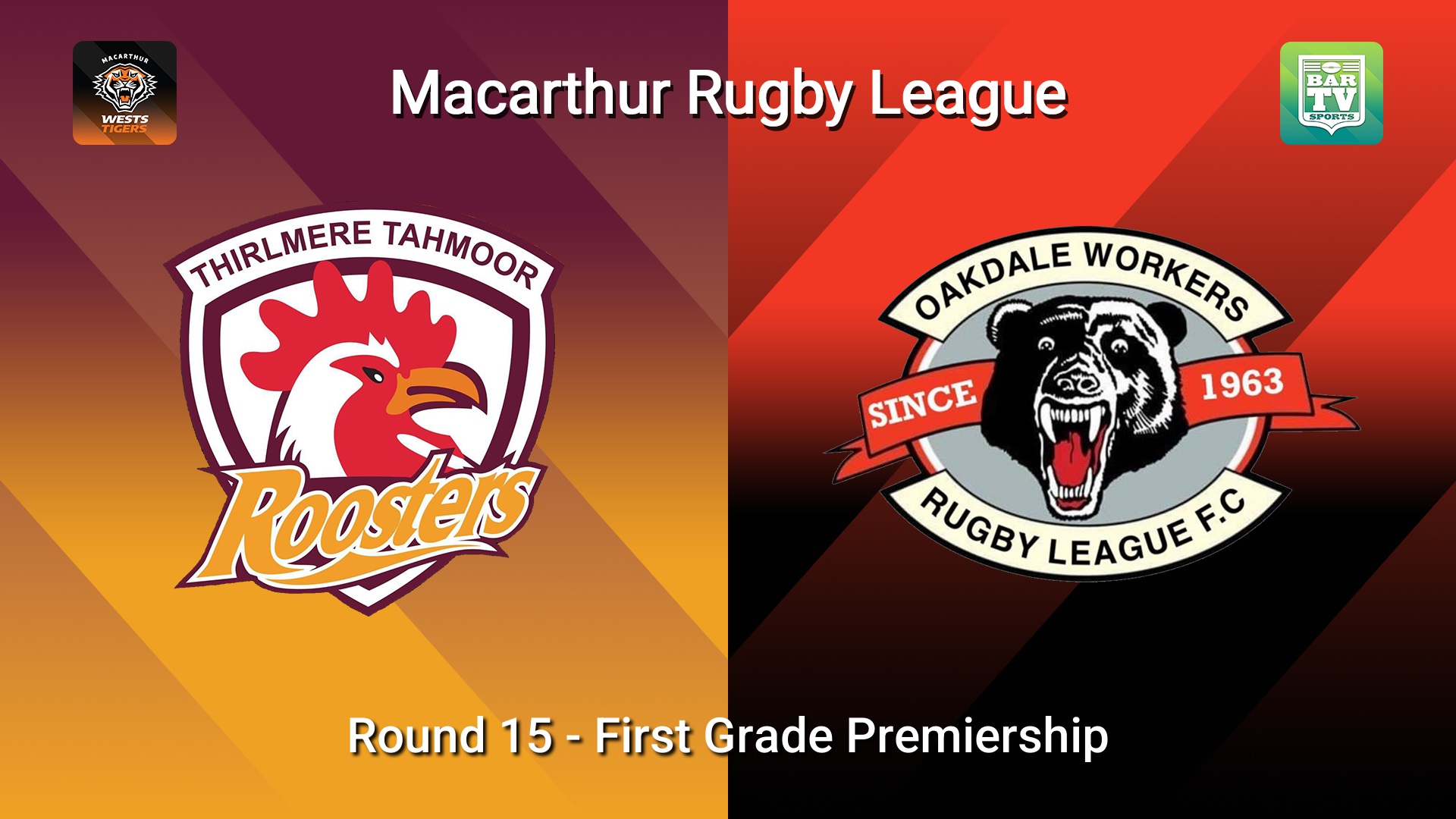 260816-video-Macarthur RL Round 15 - First Grade Premiership - Thirlmere Roosters v Oakdale Workers Bears Slate Image