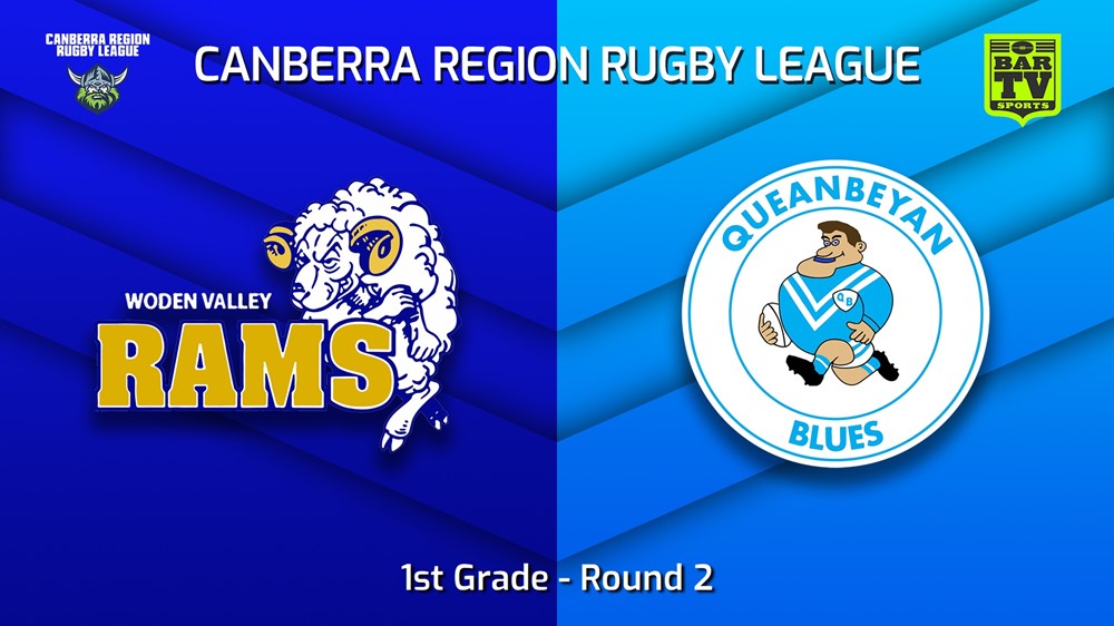 230513-Canberra Round 5 - 1st Grade - Woden Valley Rams v Queanbeyan Blues Slate Image