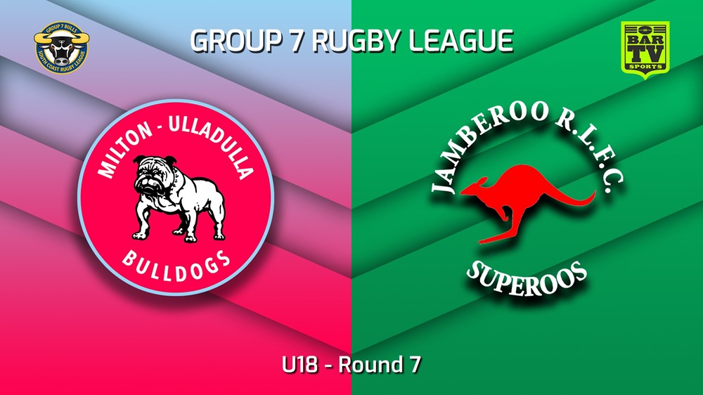 230513-South Coast Round 7 - U18 - Milton-Ulladulla Bulldogs v Jamberoo Superoos Slate Image