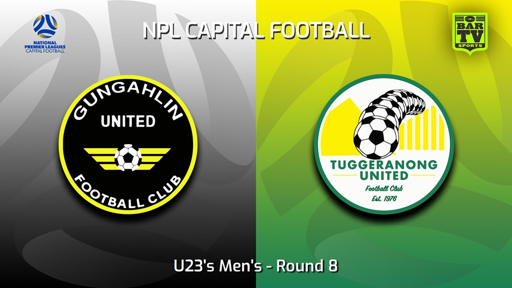 230528-Capital NPL U23 Round 8 - Gungahlin United U23 v Tuggeranong United U23 Minigame Slate Image