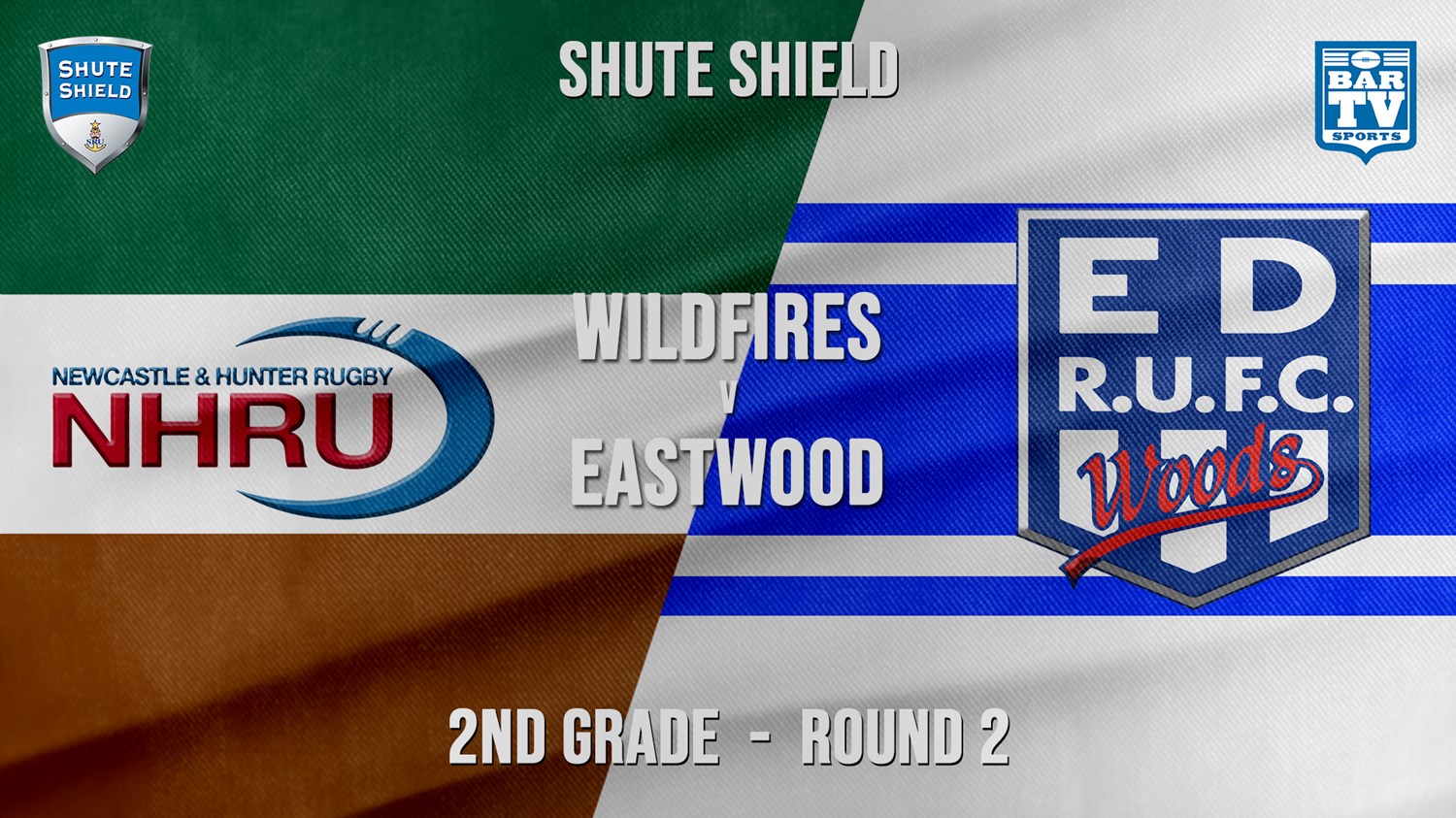 Shute Shield 2nd Grade - Round 2 - NHRU Wildfires v Eastwood Minigame Slate Image