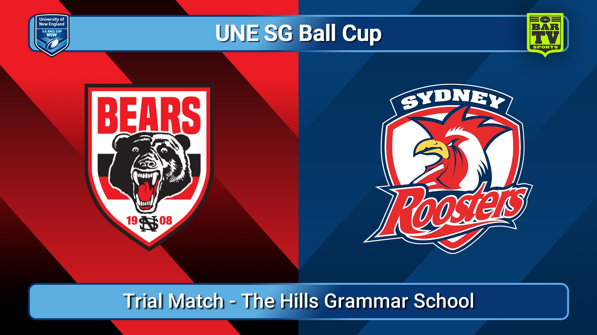 251213-video-UNE SG Ball Cup Trial Match - North Sydney Bears v Sydney Roosters Minigame Slate Image