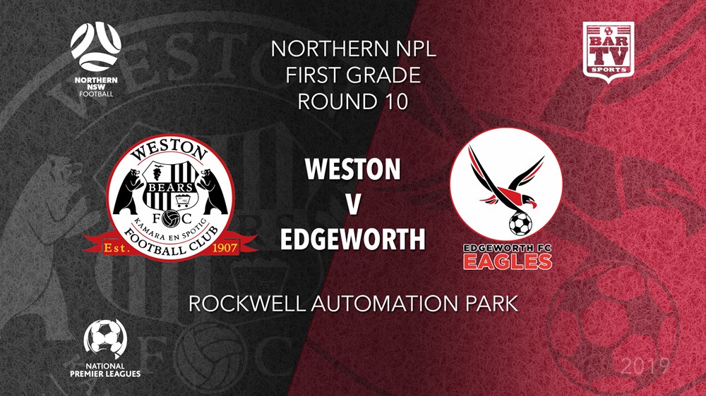 NPL - NNSW Round 10 - Weston Workers FC v Edgeworth Eagles FC Slate Image