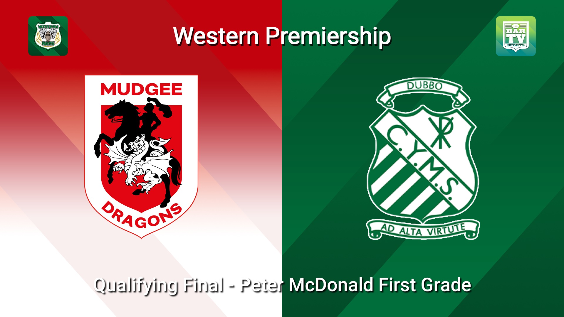 260829-video-Western Premiership Qualifying Final - Peter McDonald First Grade - Mudgee Dragons v Dubbo CYMS Slate Image