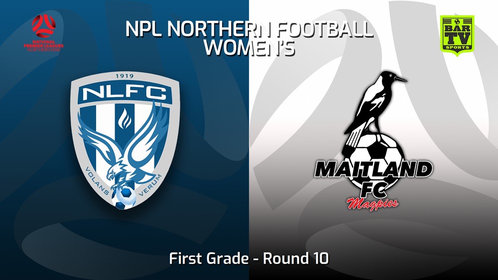 230514-NNSW NPLW Round 10 - New Lambton FC W v Maitland FC W Minigame Slate Image
