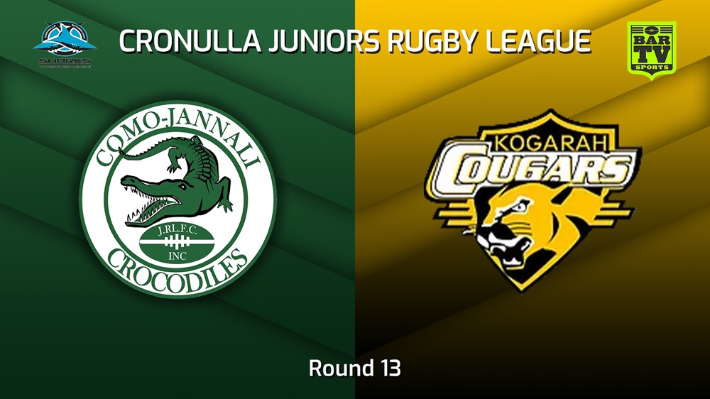 220730-Cronulla Juniors - U12 Bronze Round 13 - Como Jannali Crocodiles v Kogarah Cougars Minigame Slate Image