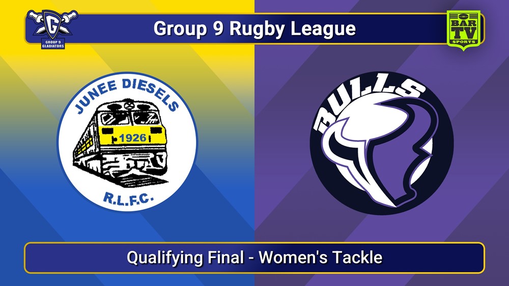 250831-video-Group 9 RL Qualifying Final - Women's Tackle - Junee Diesels v South City Bulls Slate Image