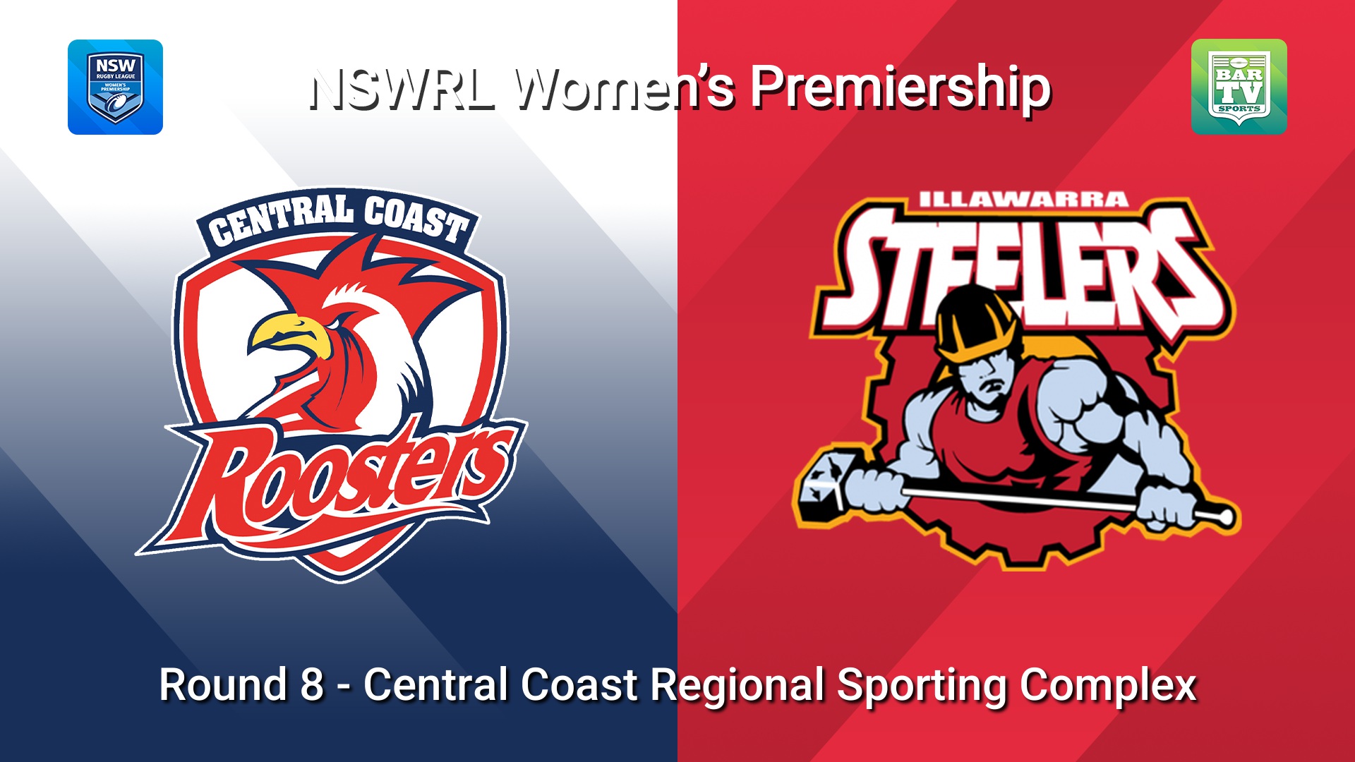 260808-video-NSW Women's Premiership Round 8 - Central Coast Roosters v Illawarra Steelers Slate Image