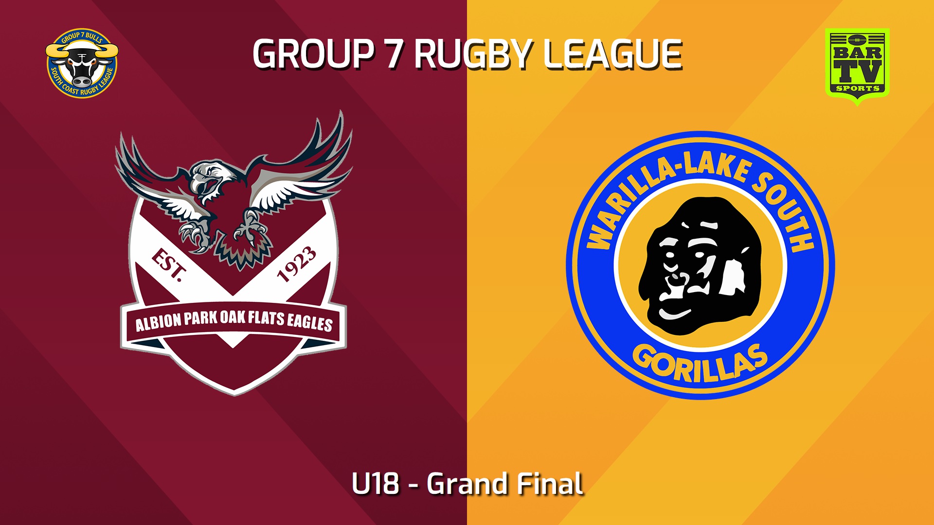 South Coast Grand Final U18 Albion Park Oak Flats Eagles v Warilla