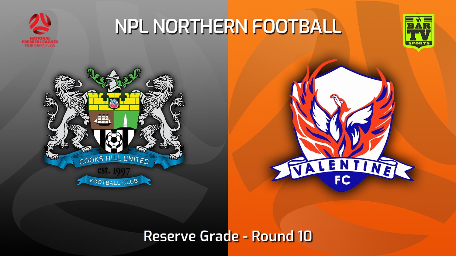 220730-NNSW NPLM Res Round 10 - Cooks Hill United FC (Res) v Valentine Phoenix FC Res Slate Image