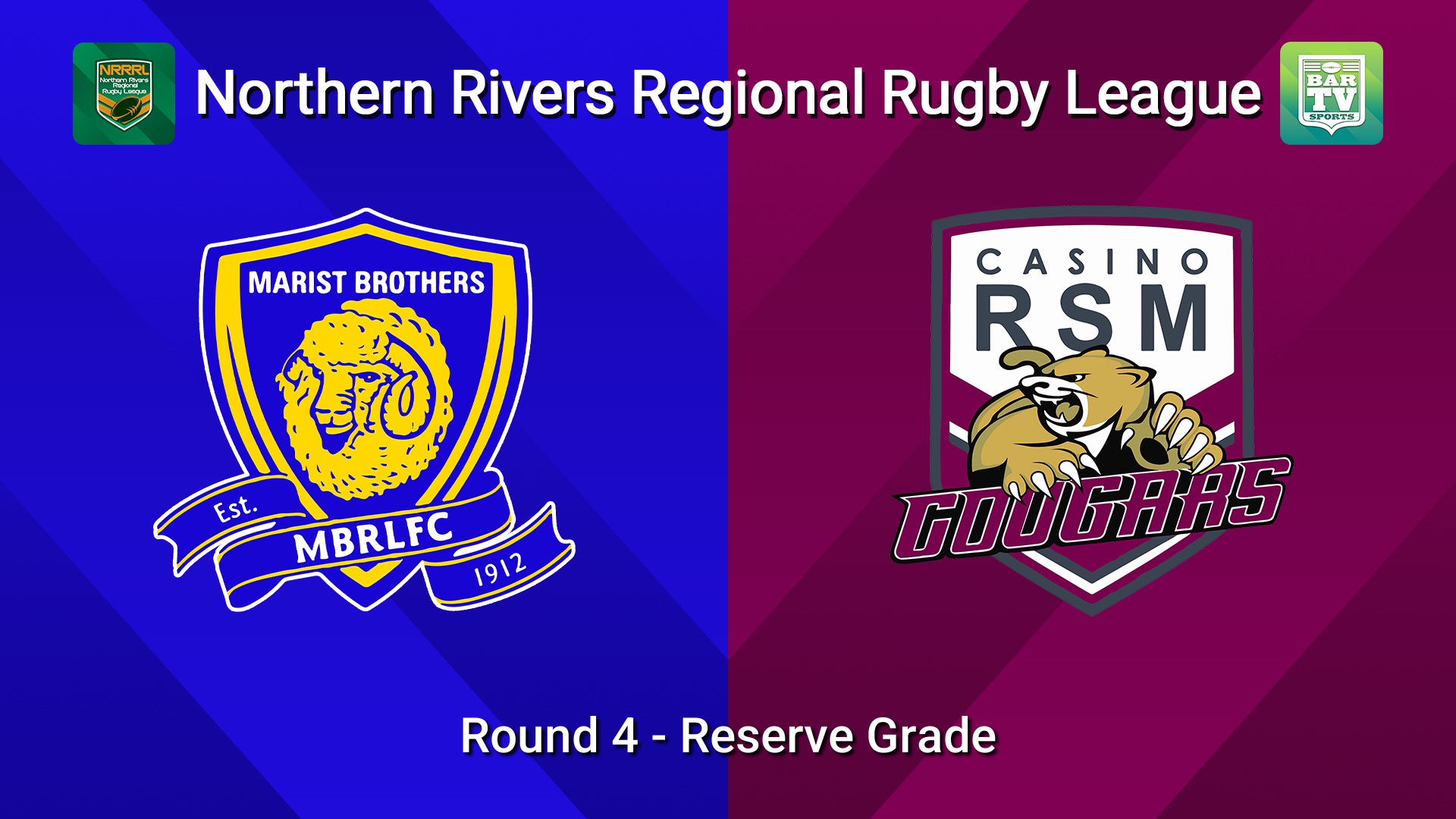 260503-video-Northern Rivers Round 4 - Reserve Grade - Lismore Marist Brothers v Casino RSM Cougars Slate Image