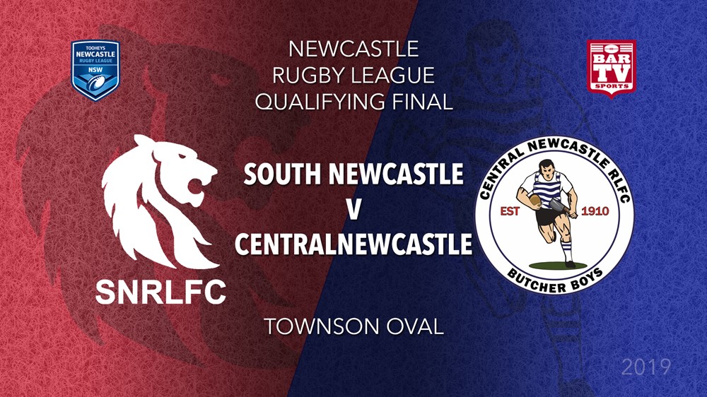 Newcastle Rugby League Qualifying Final - 1st Grade - South Newcastle v Central Newcastle Slate Image