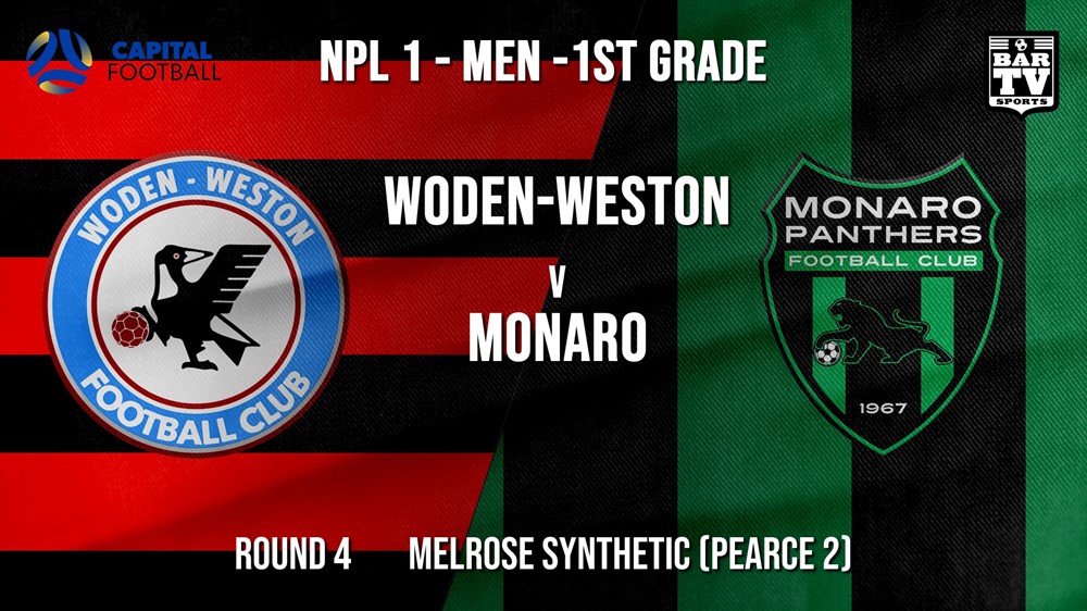 NPL - CAPITAL Round 4 - Woden-Weston FC v Monaro Panthers FC Slate Image