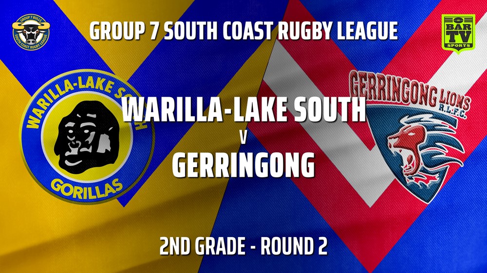 Group 7 RL Round 2 - 2nd Grade - Warilla-Lake South v Gerringong Slate Image