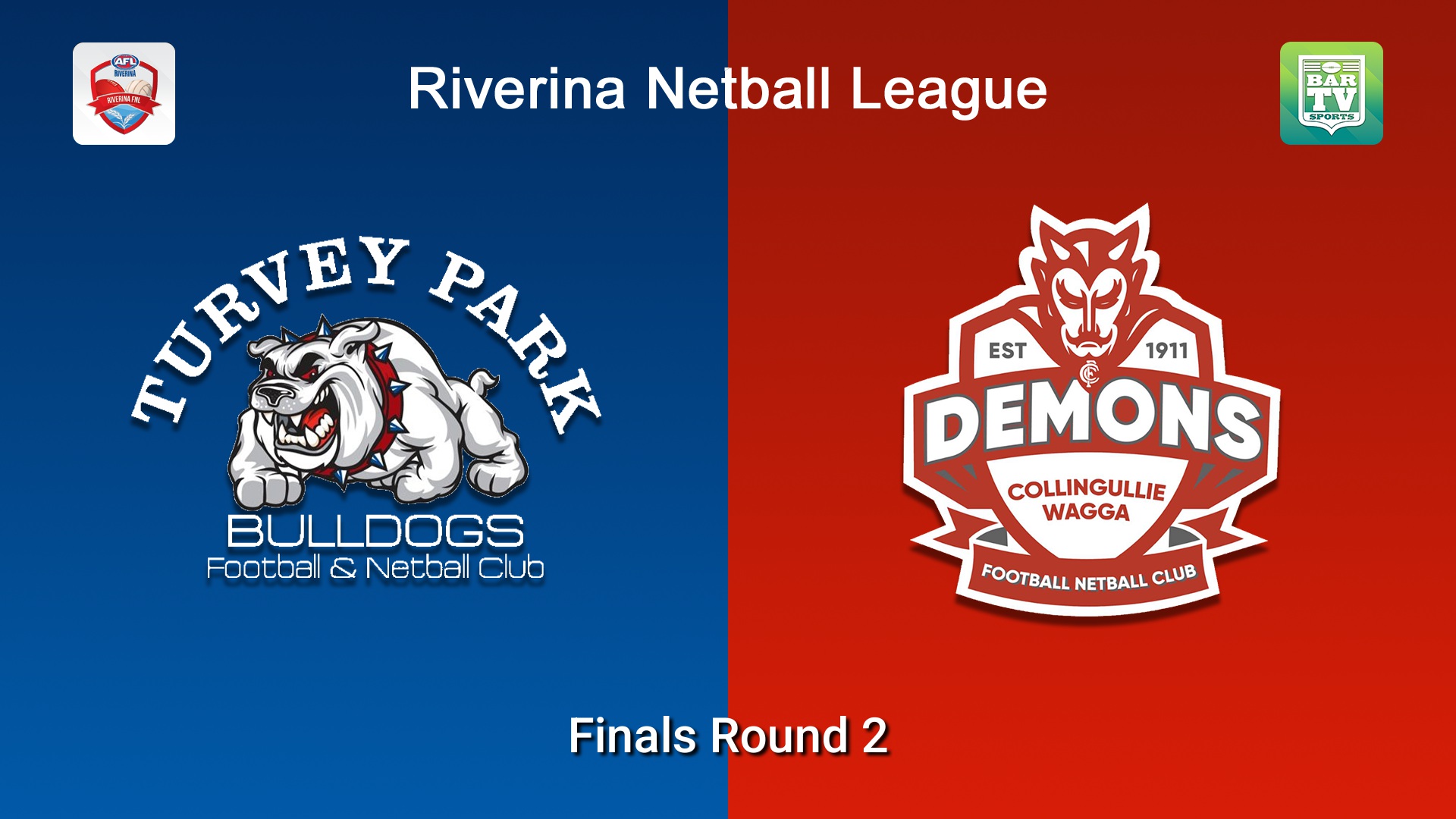 260830-video-Riverina Netball League Finals Round 2 - B Grade - Turvey Park Bulldogs v Collingullie Wagga Demons Slate Image