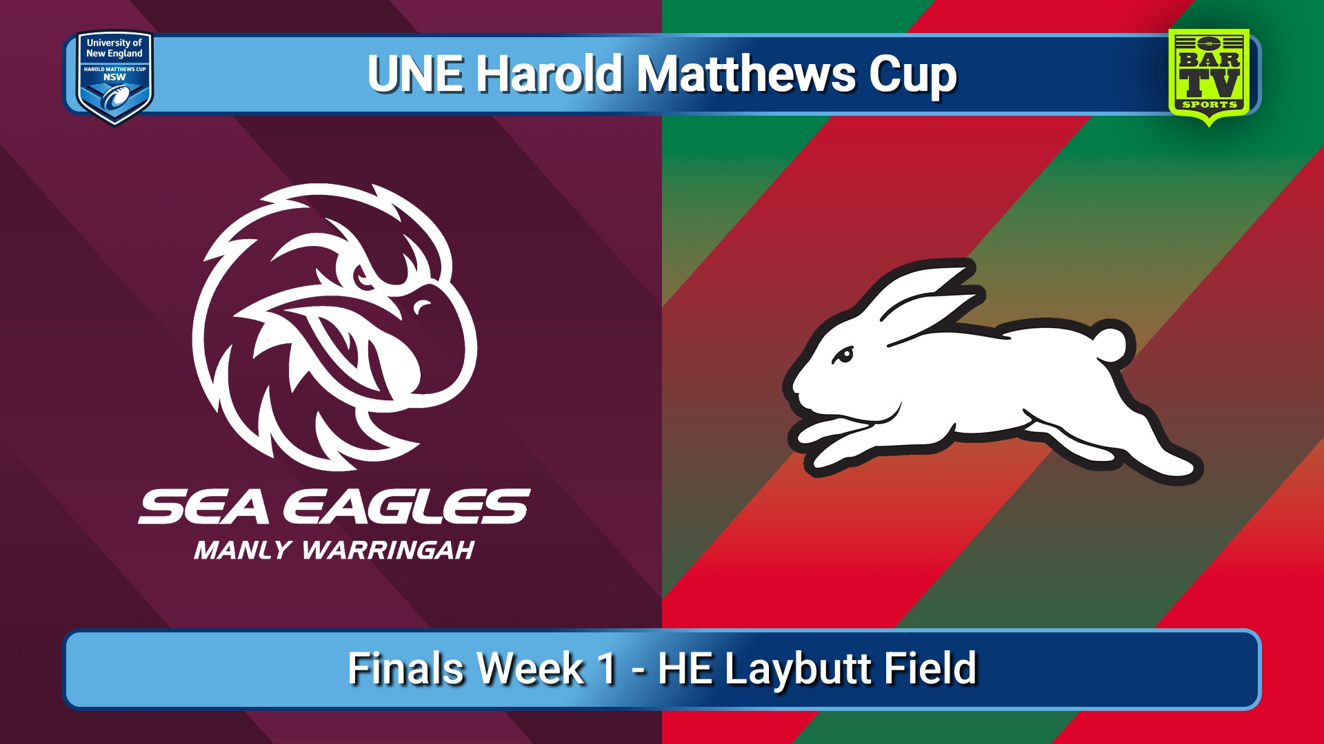 250413-video-UNE Harold Matthews Cup Finals Week 1 - Manly Warringah Sea Eagles v South Sydney Rabbitohs Slate Image