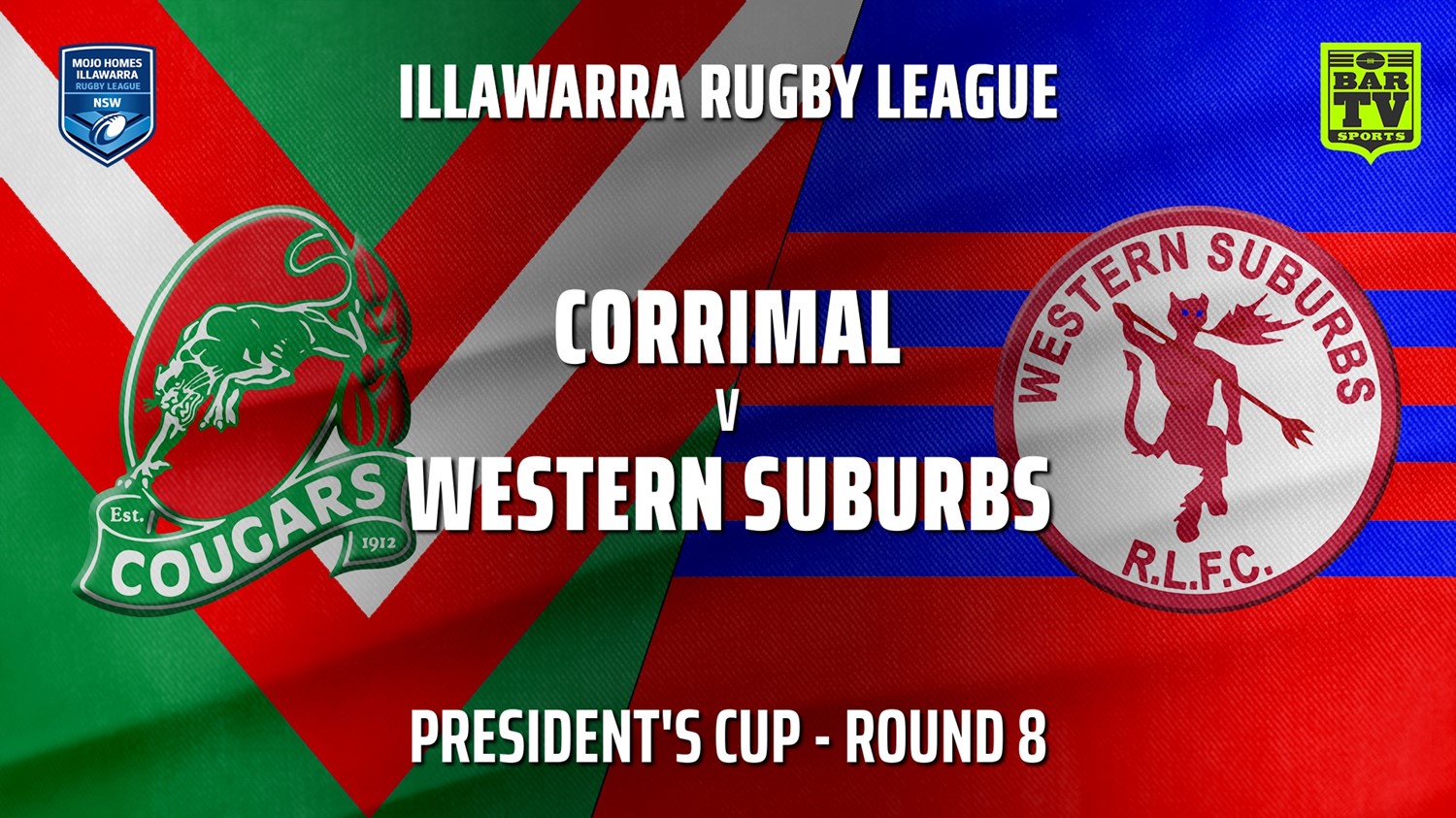 210605-IRL Round 8 - President's Cup - Corrimal Cougars v Western Suburbs Devils Slate Image