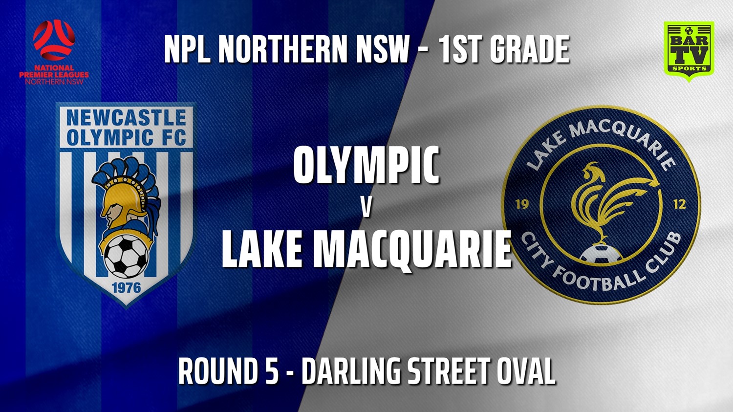 210421-NPL - NNSW Round 5 - Newcastle Olympic v Lake Macquarie City FC Minigame Slate Image