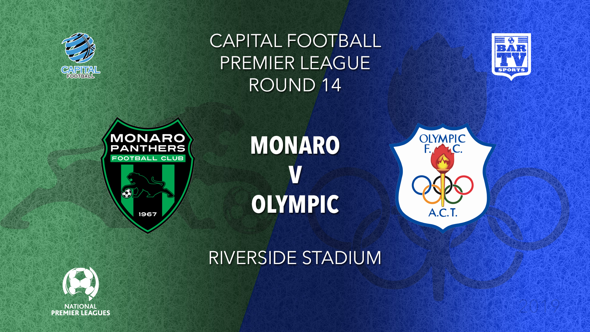 NPL - Capital Round 14 - Monaro Panthers FC v Canberra Olympic FC Slate Image